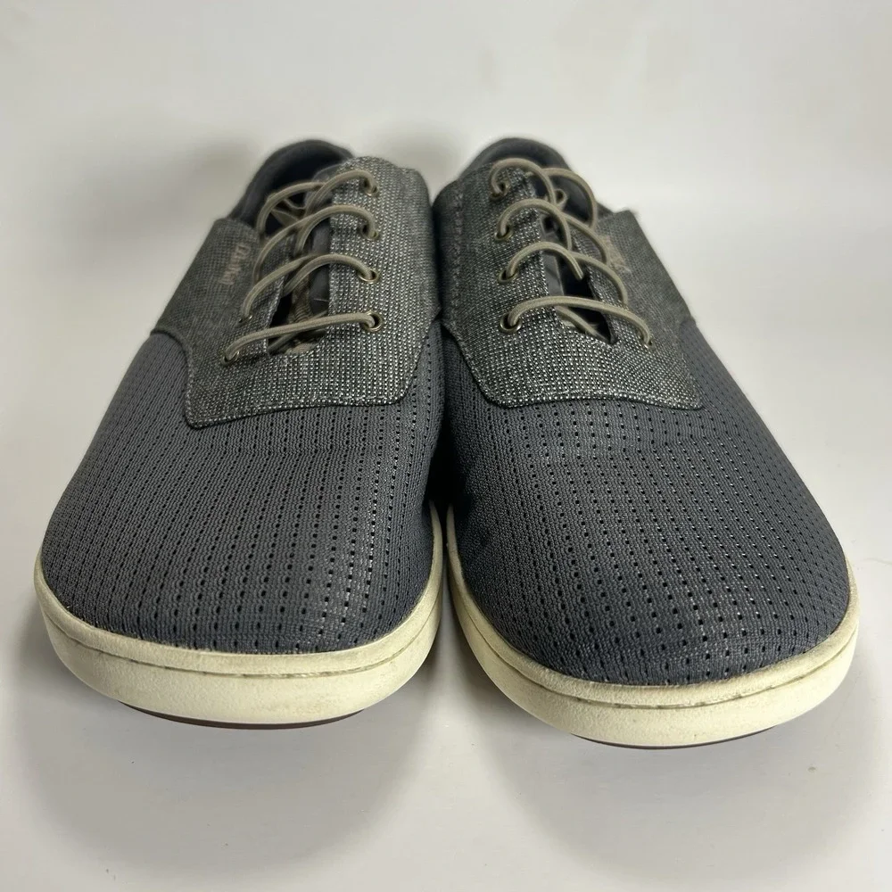 OluKai Nohea Moku Charcoal Clay Mesh Slip On Boat Shoes Mens 8.5 10283-2610